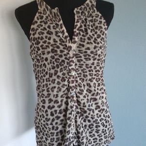 Sweet Pea Maternity Racerback button down Tank Size M